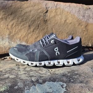 On Running Women's Black and White Sneakers